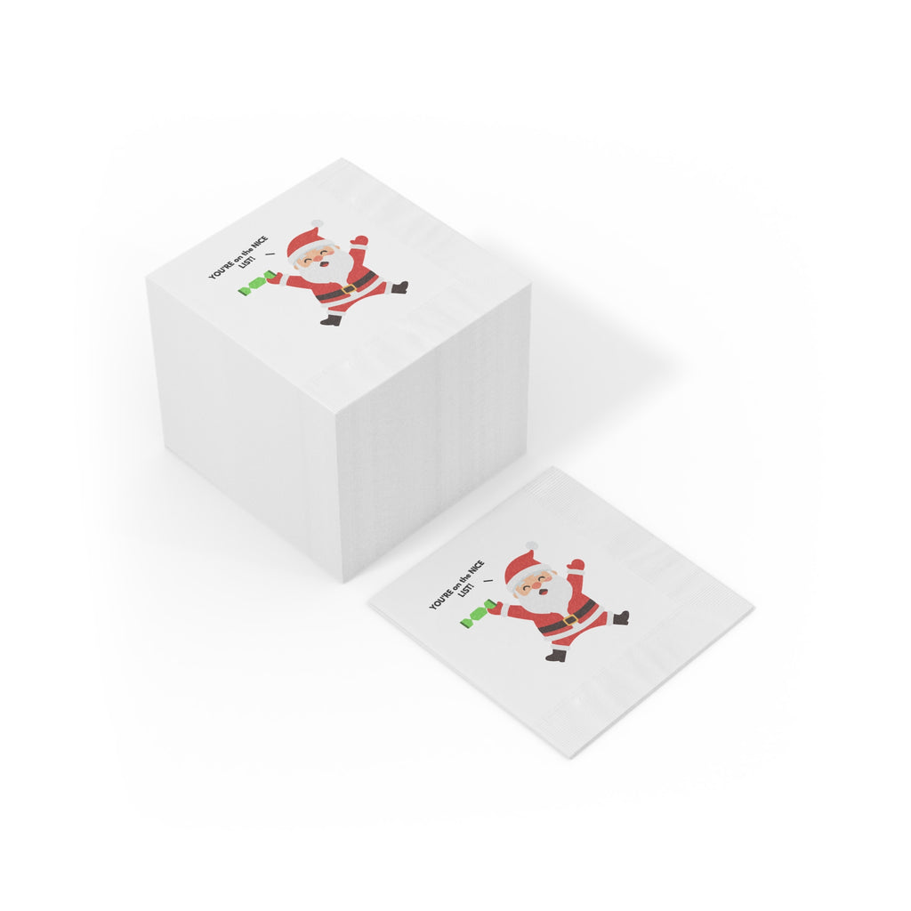 Holiday Napkins - Santa's Nice List