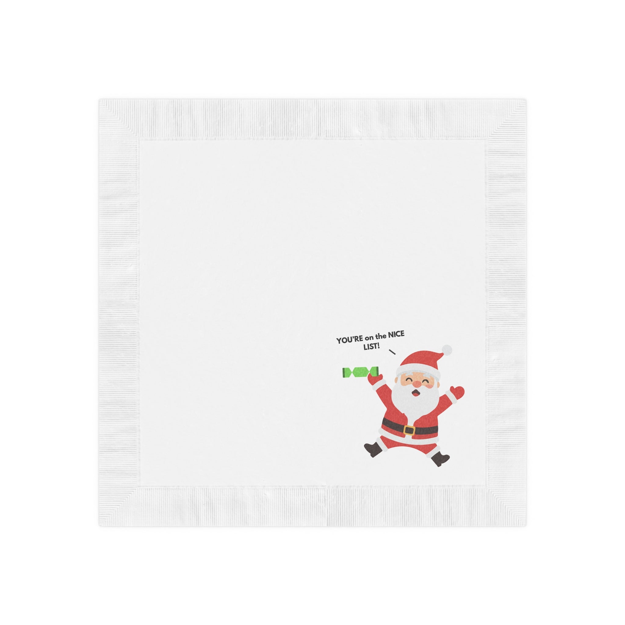 Holiday Napkins - Santa's Nice List