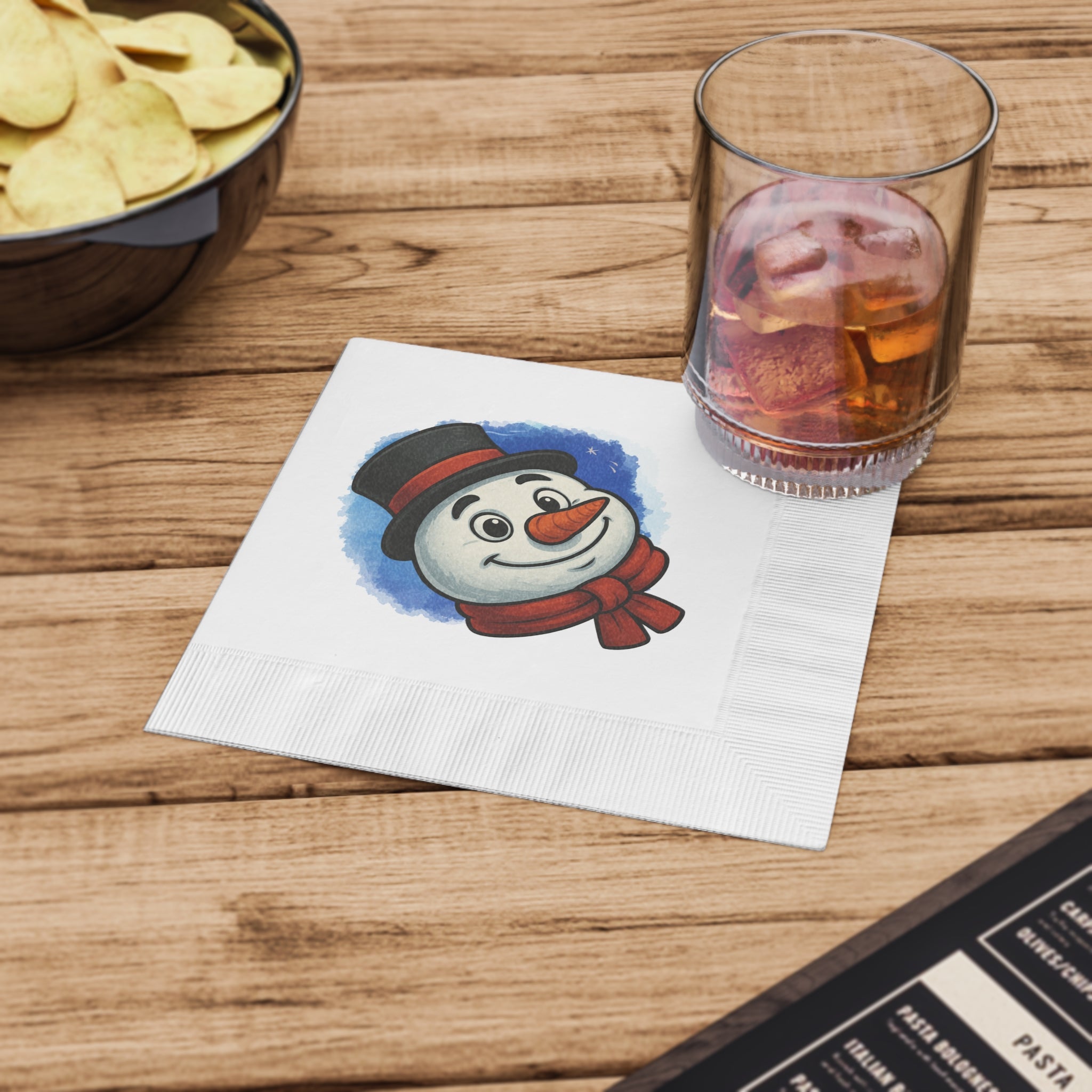 Holiday Napkins - The Very Frosty Snowman