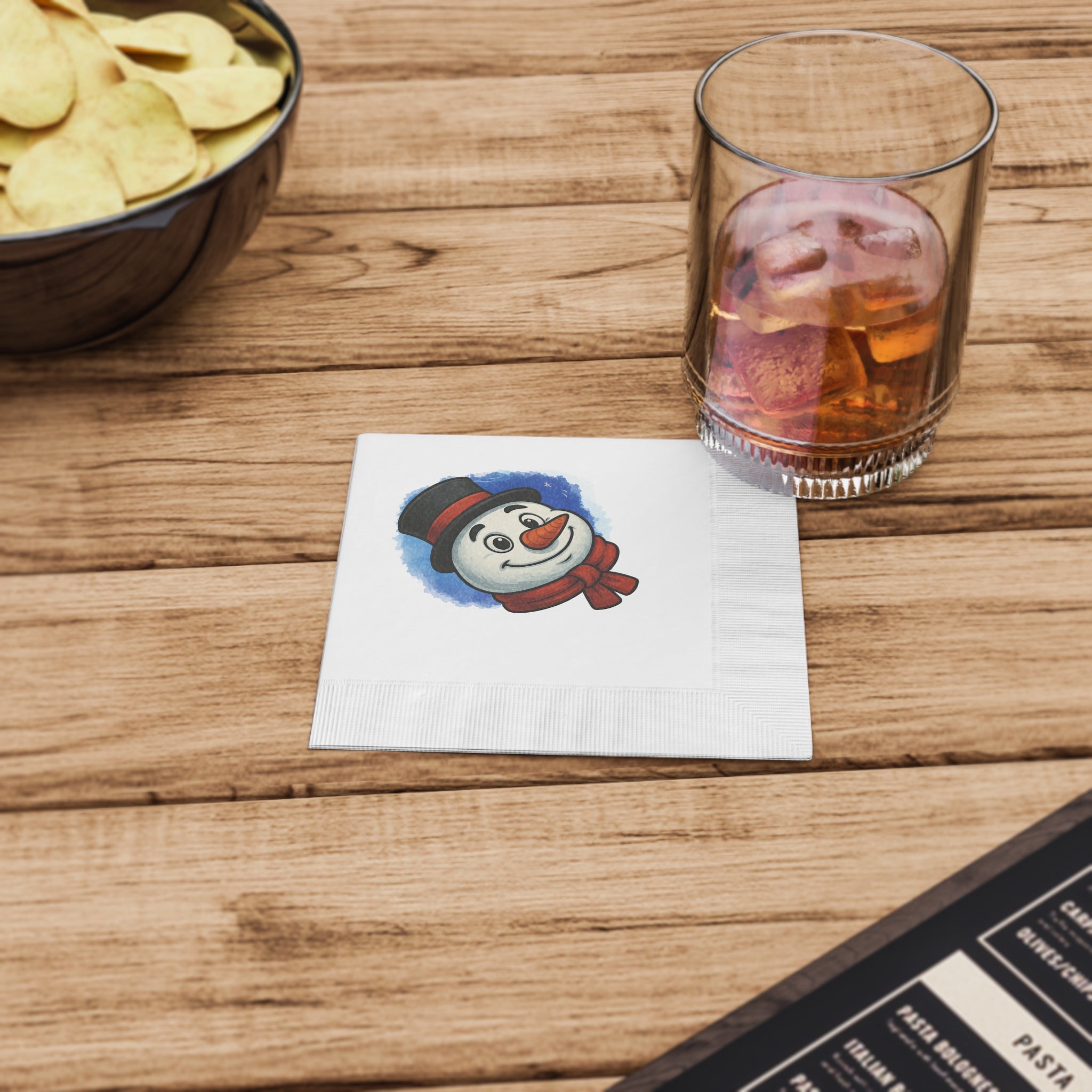 Holiday Napkins - The Very Frosty Snowman