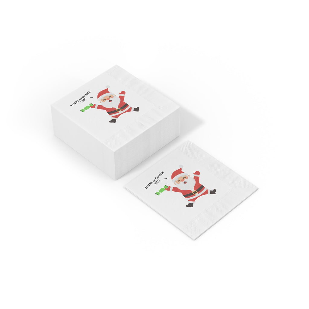 Holiday Napkins - Santa's Nice List