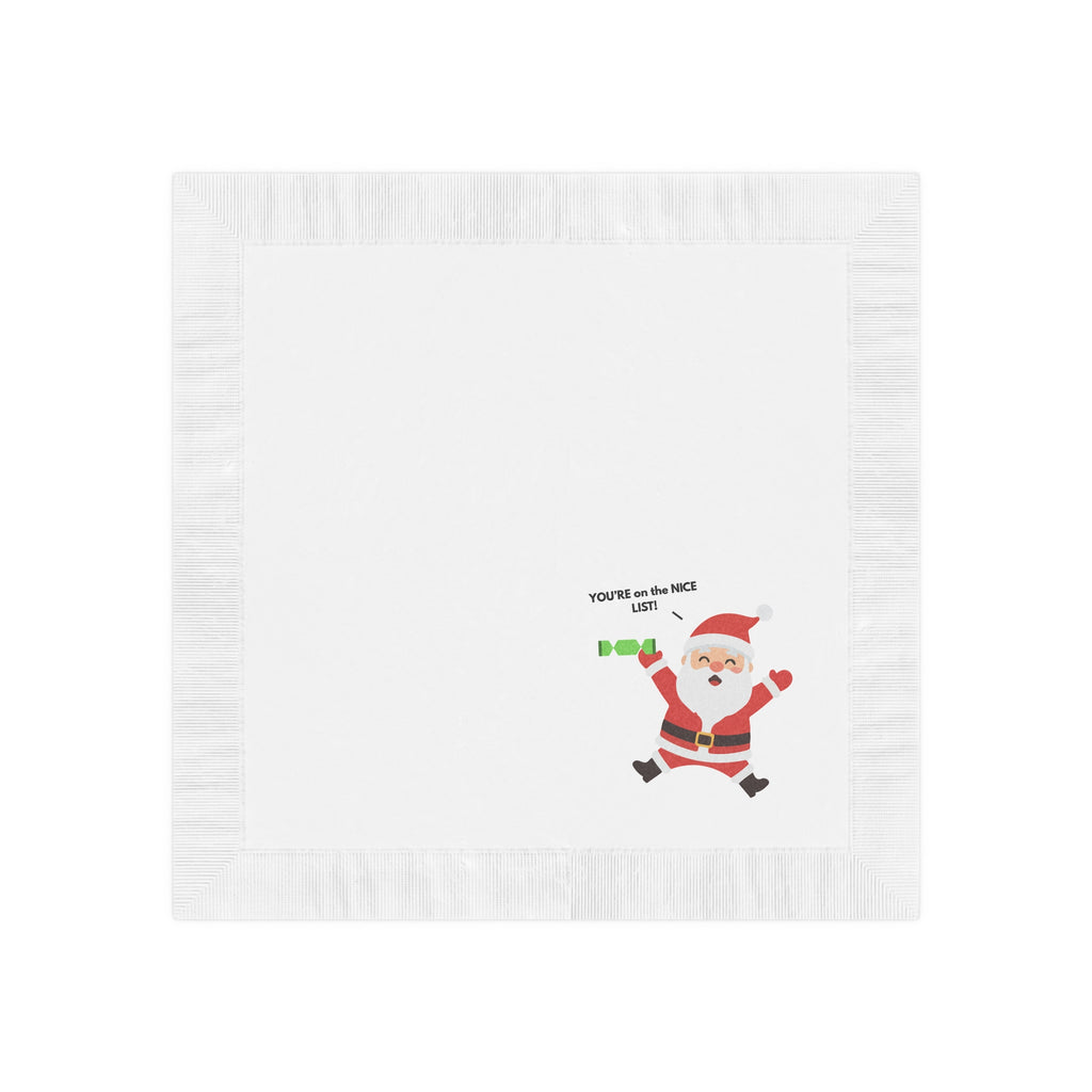 Holiday Napkins - Santa's Nice List