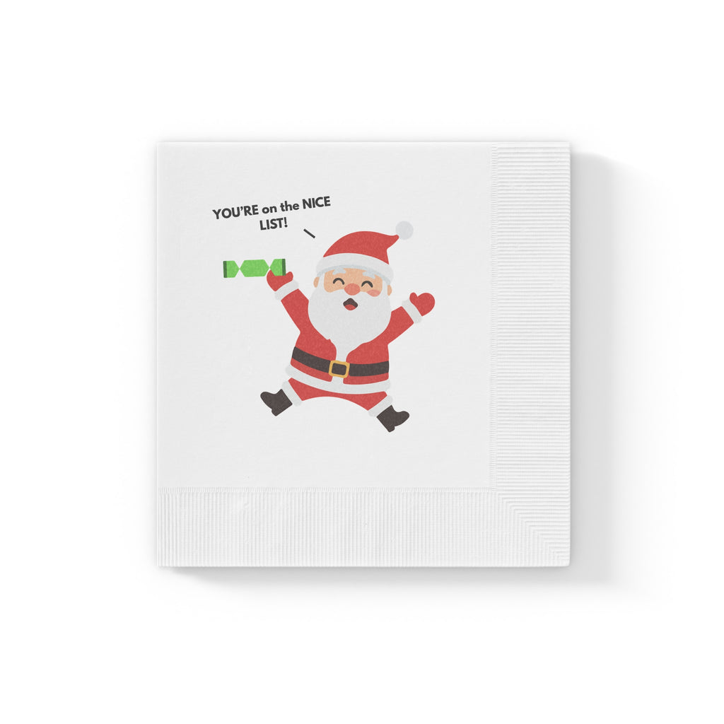 Holiday Napkins - Santa's Nice List